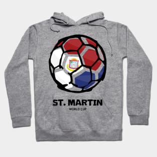 St Martin Football Country Flag Hoodie